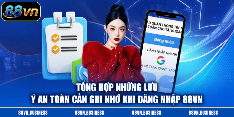 Tổng hợp những lưu ý an toàn cần ghi nhớ khi đăng nhập 88VN